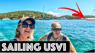 Cruising in US Virgin Islands – St. Thomas and Christmas cove / Sailing Aquarius Ep. 213