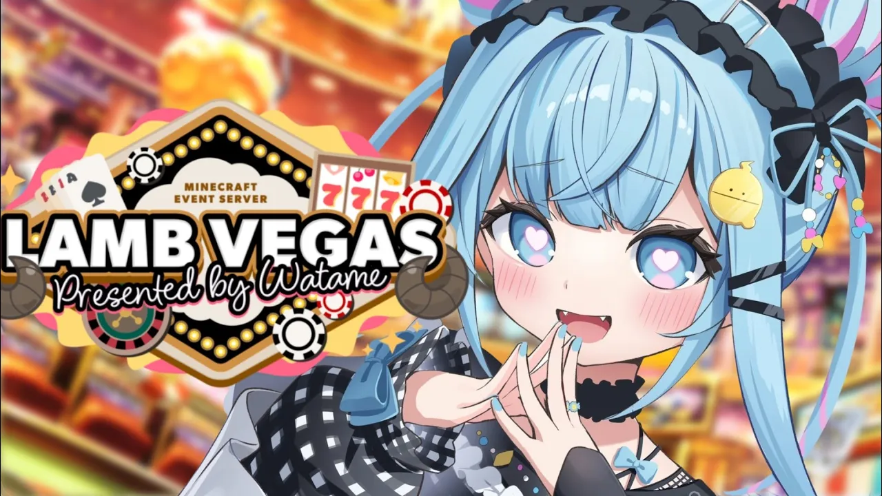 【Minecraft】#ラムベガスグランドオープン 運がいい日です✋【水宮枢／ホロライブDEV_IS】