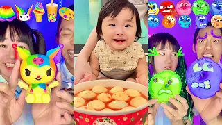 Random Emoji Food Challenge ASMR Compilation! 🥵bubble tea(Part380)