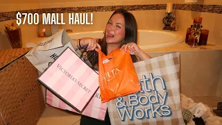 HUGE GIRLY MALL HAUL Victoria s Secret Bath Body Works Hollister etc