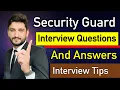Security Guard Interview Questions And Answers Top Security Guard Interview Question And Answer
