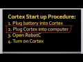 VEX Cortex Start Up