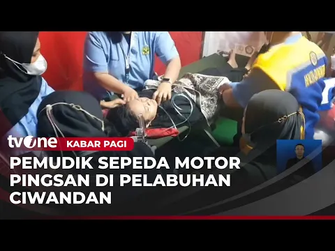 Diduga Kelelahan, Pemudik Sepeda Motor di Ciwandan Pingsan