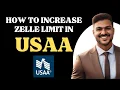 How to increase ZELLE limit in USAA l Double Z