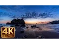 Download Lagu Sounds of the Pacific Ocean | 4K Beach Relax Video with Nature Sounds - 8 Hours Video