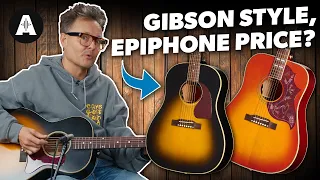 Solid Wood Acoustics that Capture the Essence of Gibson - Epiphone Inspired By Gibson Guitars