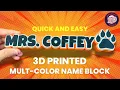 3D Print Custom Name Block on the BambuLab A1 Mini Step-by-Step Tutorial