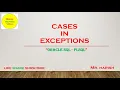 Oracle PLSQL Exception Cases