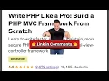 Write PHP Like a Pro Build a PHP C Framework From Scratch