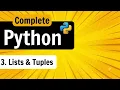Lecture 3 List Tuple Python Programming