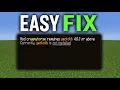 How To Fix Mod requires geckolib 4 8 3 or above FIXED
