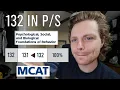 How to EASILY score 132 on the MCAT Section