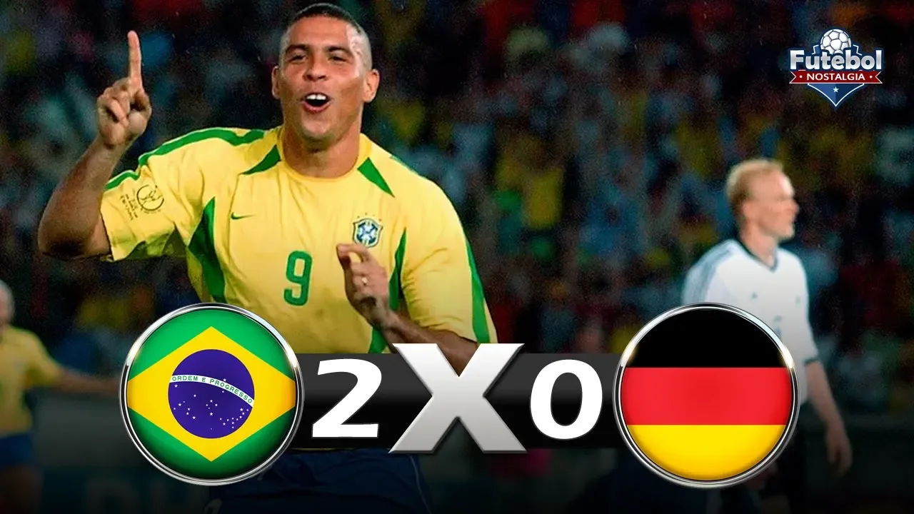 FINAL DA COPA DO MUNDO 2002 Brasil 2 x 0 Alemanha  Brasil PENTA Campeão melhores momentos do jogo
