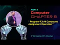 Program 9 3 All Compound Assignment Operators in C ICS FA 2nd Year Computer Science