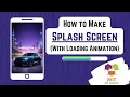 MIT App Inventor Splash Screen with Loading Animation - Linear Progress Circular Progress