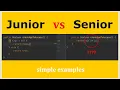 Junior Vs Senior Code 5 Tips You Should Know