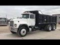 1992 Mack Dump Truck RD Model Camel back Suspension