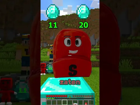 Minecraft'ta Samet Parlak Ürünlerini alıyoruz! !! #shorts