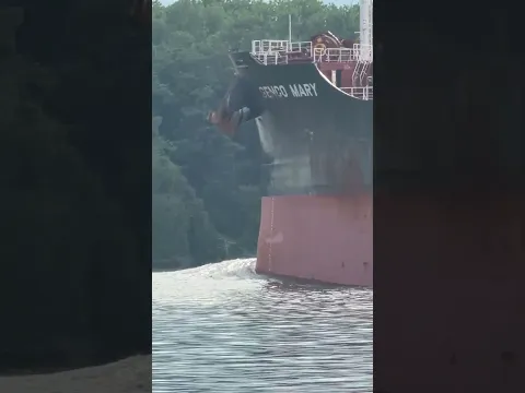 Wake From Passing Ship Floods Campsite || ViralHog