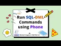 How to run SQL Queries on Phone using SQL Code Play App