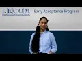 Early Acceptance Program at LECOM