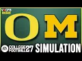 Oregon Week 11 Simulation vs Michigan College Football 27