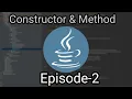 CORE JAVA METHOD CONSTRUCTOR PART 2