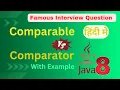 Comparable and Comparator Interface in hindi Famous Java interview question