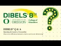 Q A Benchmark Goals vs Percentiles - Criterion and Norm Referencing for DIBELS 8th Edition