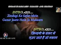 Download Lagu Zindagi Ke Safar Mein Guzar Jaate Hain Karaoke With Scrolling Lyrics Eng. \u0026 हिंदी