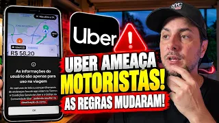 UBER ASSUSTA MOTORISTAS COM NOVO ALERTA! 😱 PRINT PODE CAUSAR BLOQUEIO?