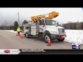 Residents and work crews dealing with widespread power outages