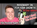 ROSEMARY OIL FOR HAIR GROWTH - Nature Spell Rosemary Oil Review