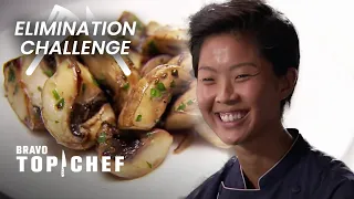 Kristen Kish Wins Challenge With Side Dish Elimination Challenge Top Chef Seattle