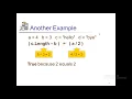 CS 110 Conditions and Boolean Variables in Visual Basic