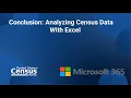 Conclusion Analyzing Census Data with Excel