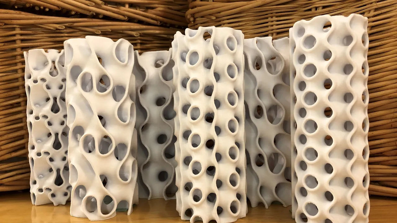 Six Minimal Surface Vases