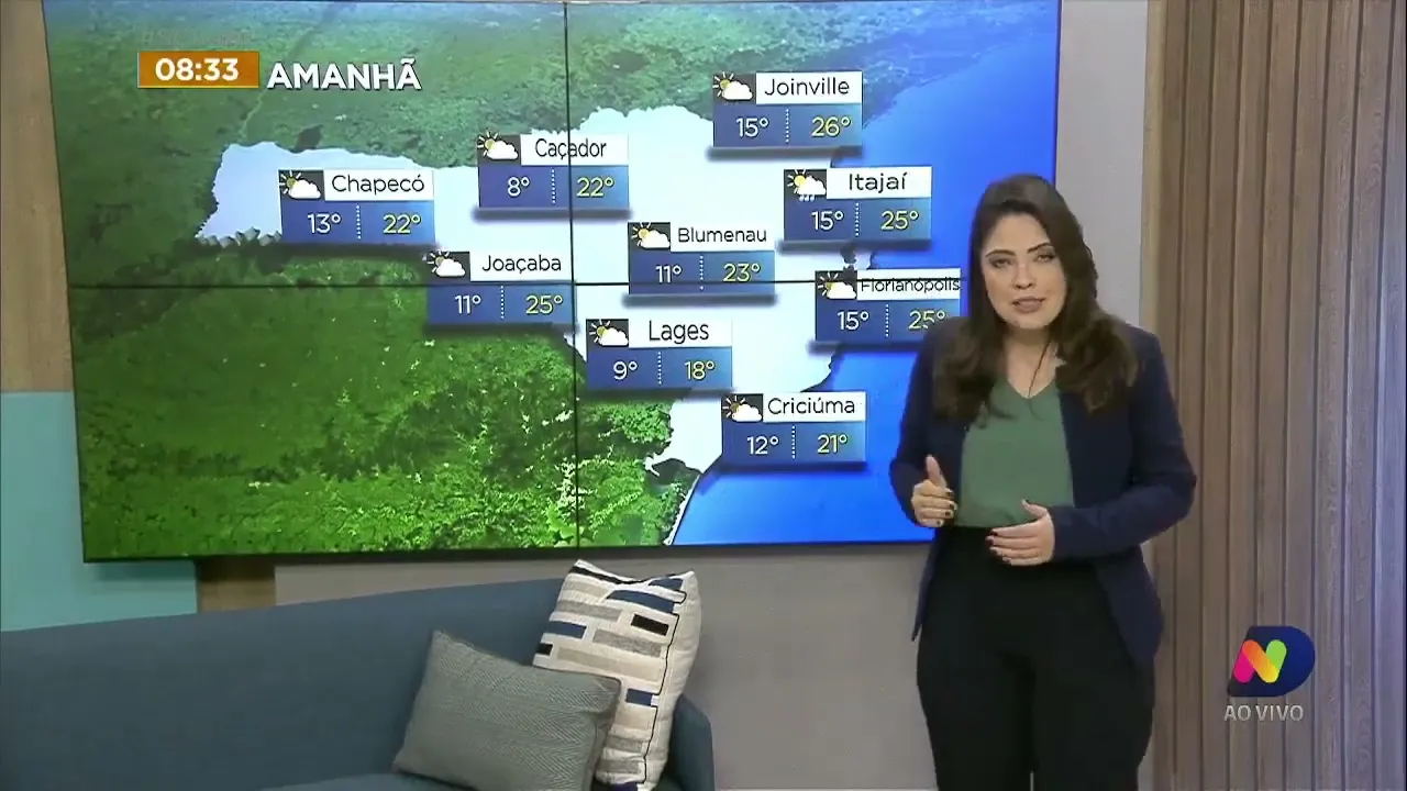 Confira a previsão do tempo para esta semana em SC