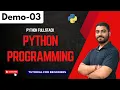 Python Fullstack Demo 03 Python Programming Python Tutorial for Beginners