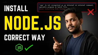 How To Install Node js Correctly 2026 Fix node - v Not Working