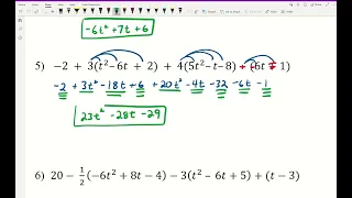 6 1 Notes Adding Subtracting Multiplying Polynomials
