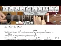 Download Lagu Without You - Harry Nilsson/Mariah Carey/W. Houston/Badfinger/Cover, Chords \u0026 Lyrics, Guitar Lesson