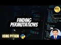 Finding the Permutations using Python IOTA Tech