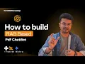 Build a PDF QnA Chatbot from Scratch RAG Pipeline LangChain Gemini Streamlit