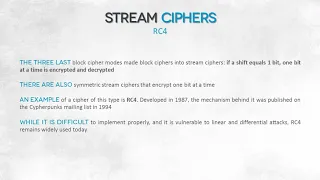 10 Stream Ciphers RC4