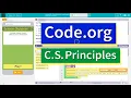 Code org Lesson 6 2 Conditionals Investigate Tutorial and Answer Unit 4 CS Principles