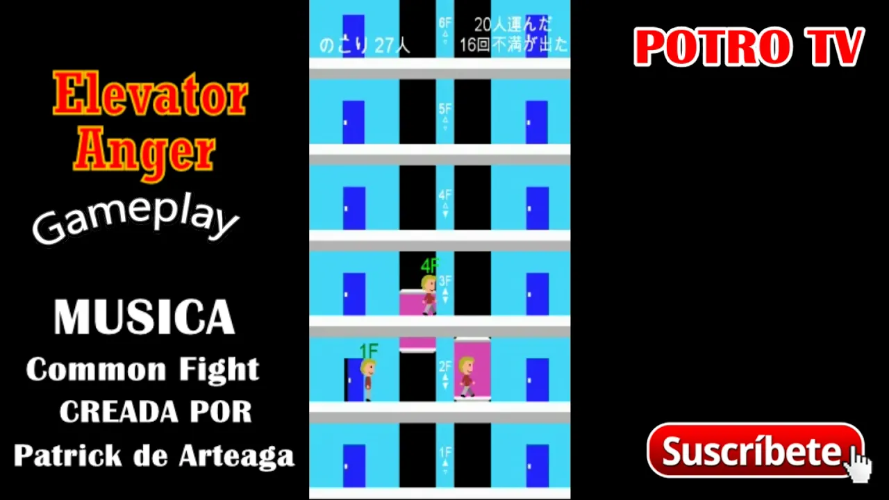 ELEVATOR ANGER - Gameplay