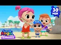Lihatlah Ada Kepiting di Pantai! | Little Angel Indonesia | Kartun dan Lagu Anak Favorit