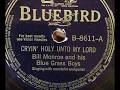 Bill Monroe and His Blue Grass Boys "Footprints In The Snow" Columbia 37151 (1945) Stringbean
