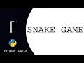 Classic Snake Game Python Turtle Graphics